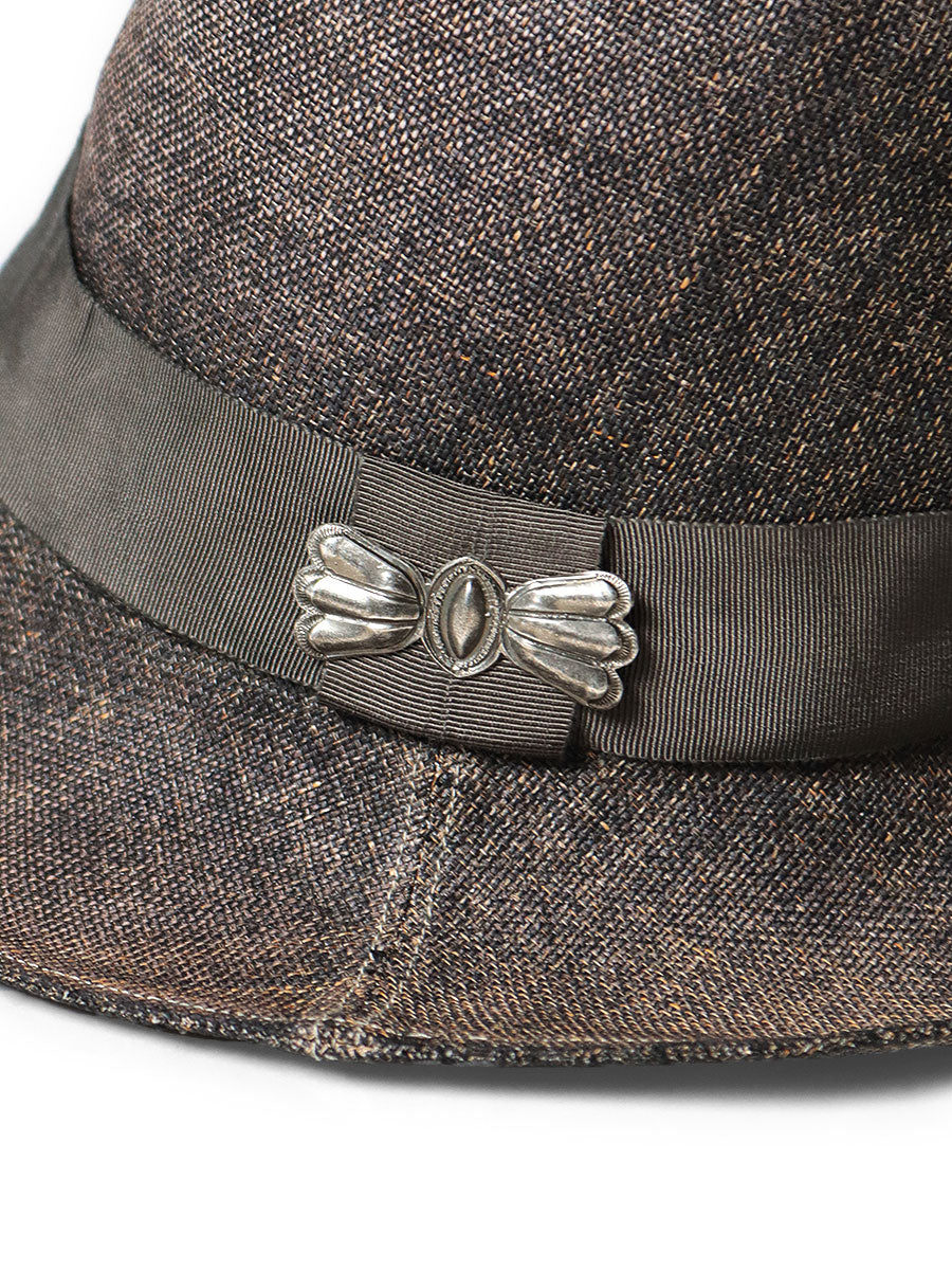 Aging Paper Canvas Fedora Hat