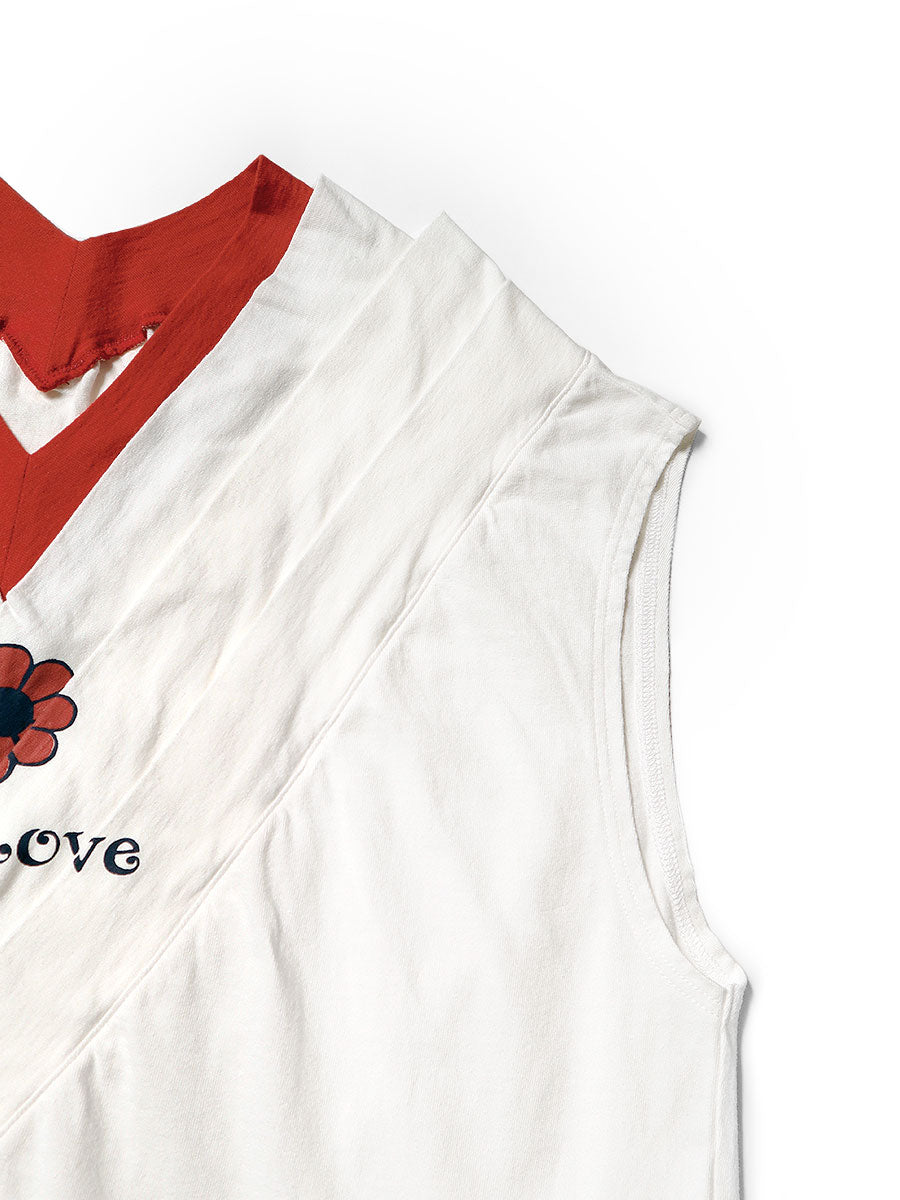 Tenjiku Trefle Sleeveless T (BUD FLOWER pt)