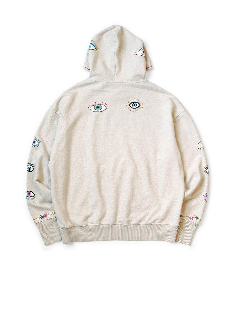 TOP Back Fleece Hooded Sweatshirt (SPEAKEASY Embroidery)