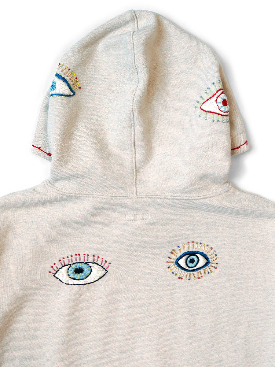 TOP Back Fleece Hooded Sweatshirt (SPEAKEASY Embroidery)