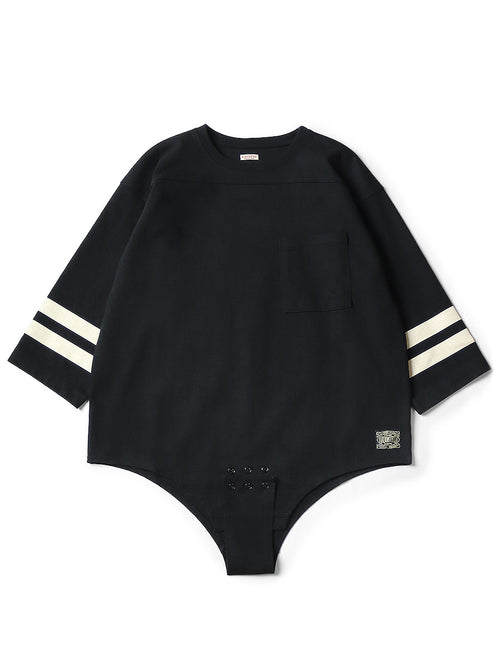 16/-degree knitted swim football T - Black