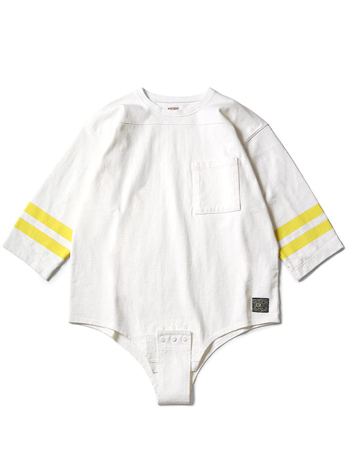 16/-degree knitted swim football T - White