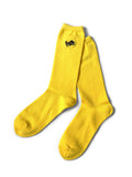 84-Piece Piano Embroidered Socks - Yellow