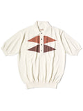 14G Cotton Tomahawk Carol Polo - White