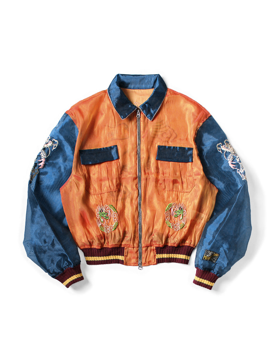 Shea Pearl Mosquito Guard 2TONE Vietnam JKT - Orange x Blue