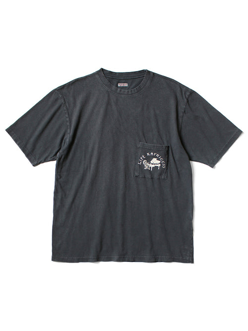 20/- Tenjiku Crew Pocket T (LIFE KAPRICCIOpt) - Black