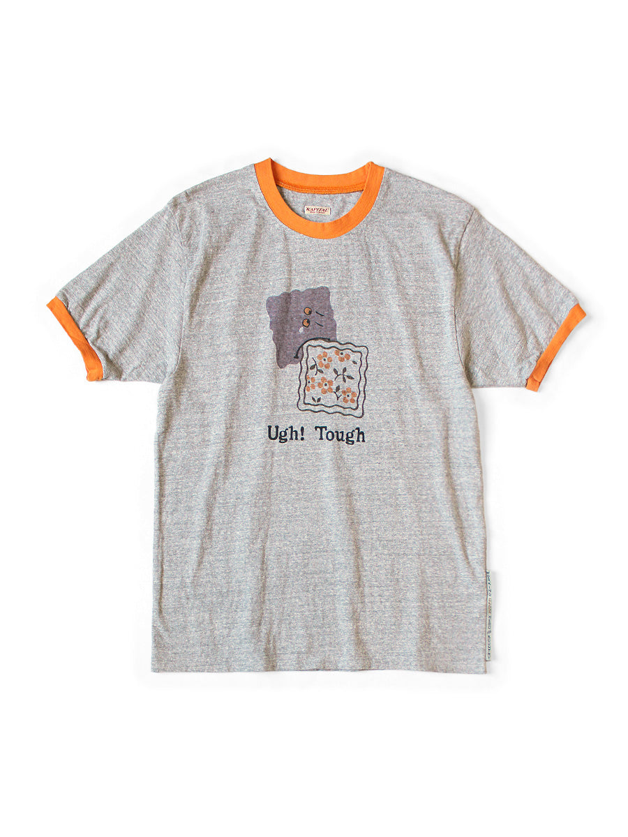 TOP Tenjiku Ringer T (TOUGH PECKISH BOWYpt) - Gray