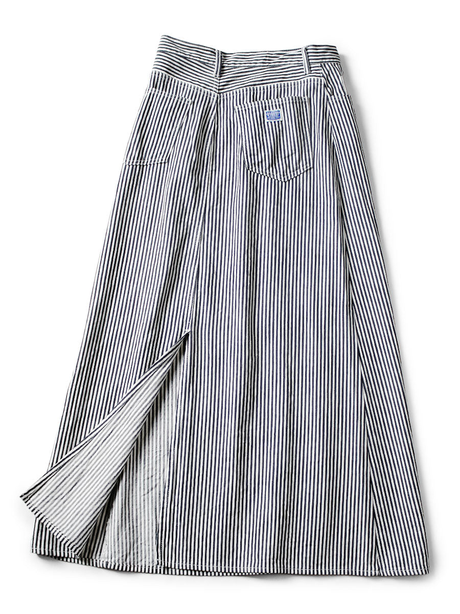 10oz Hickory High-Waisted Maxi Skirt