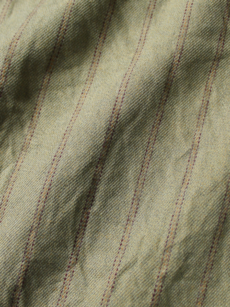 Cotton Linen Gibson Stripe IVY Short Pants