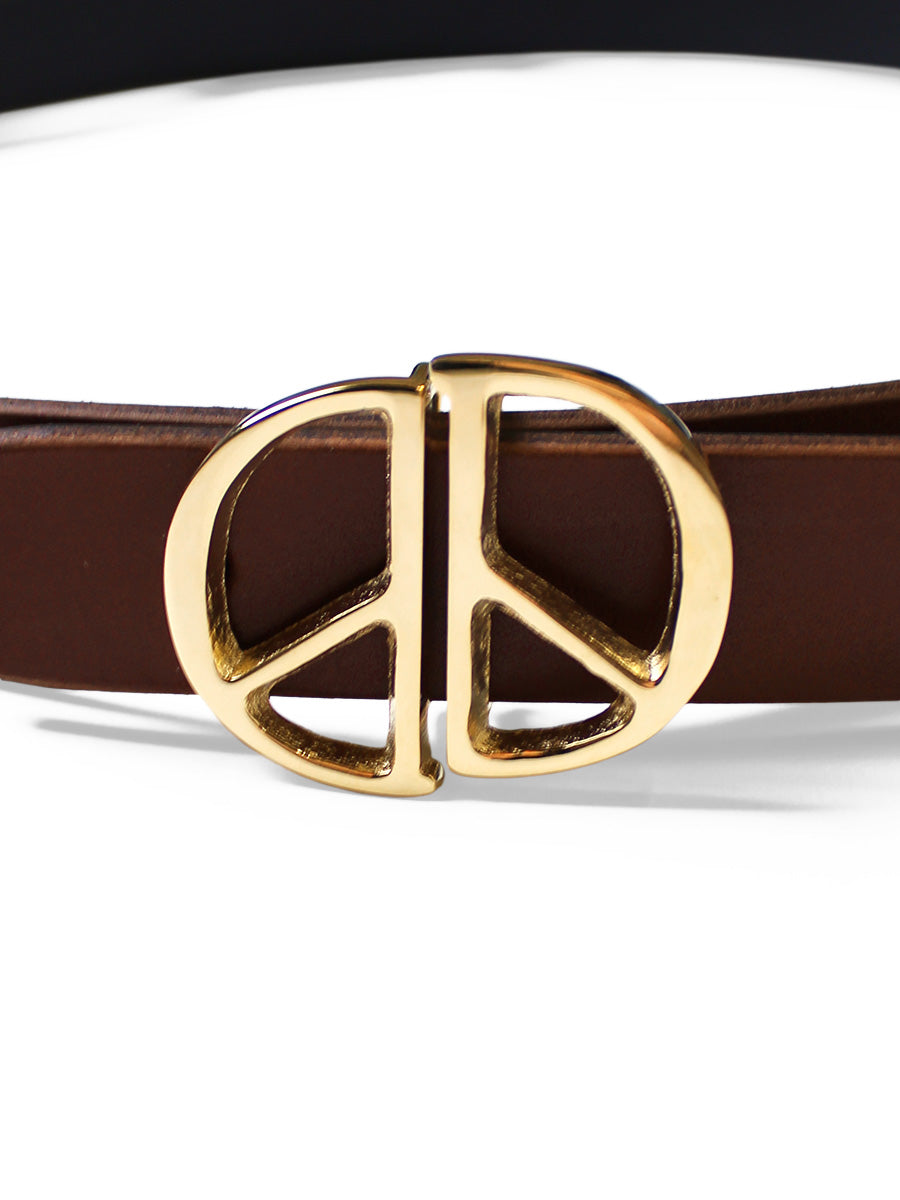 Leather DD buckle belt