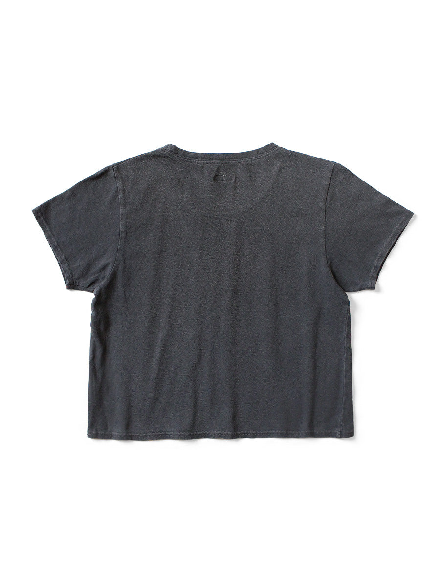 20/-Tencel Cropped T (PECKISH Rain Skull pt)