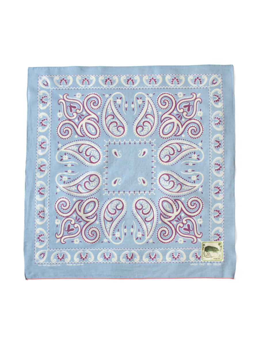 fastcolor Selvedge Bandana (Sambo Paisley) 20x20 - Sax