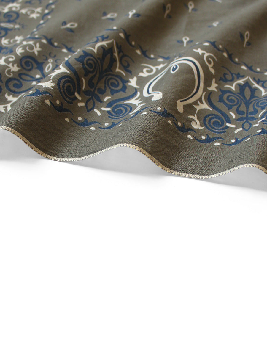 fastcolor selvedge bandana (ANTLER NAJA) 20x20