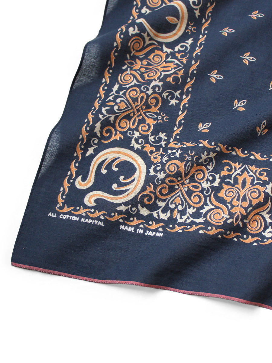 fastcolor selvedge bandana (ANTLER NAJA) 20x20