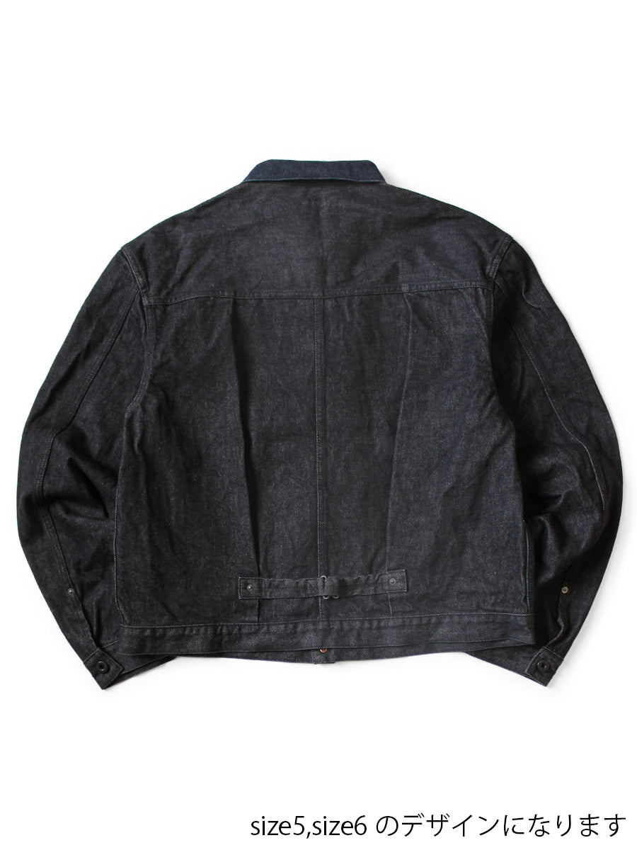 14oz Black Denim 1ST JKT