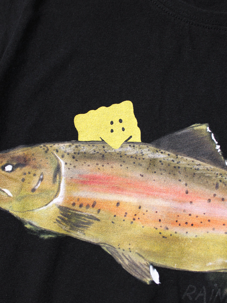 20/-Tencel Cropped T (1 Trout PECKISH RAINBOWYpt)