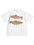 20/-Tencel Crew T (Trout 2 Piece PECKISH RAINBOW Ypt) - White