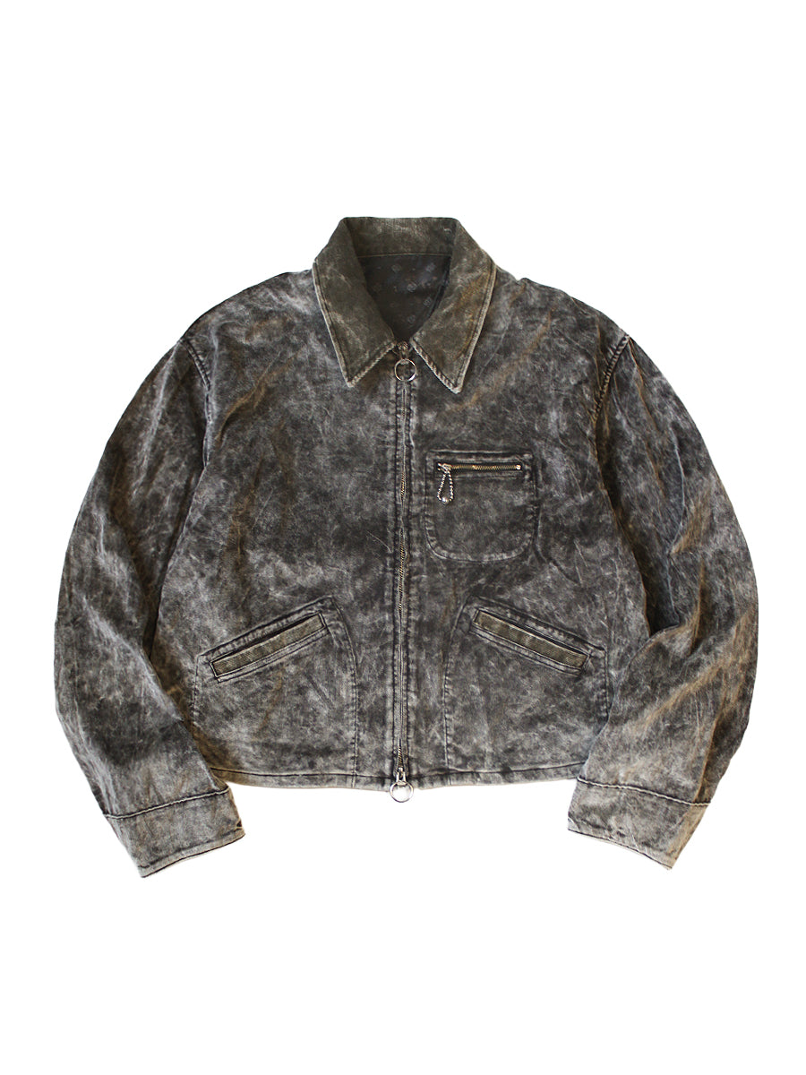 Velvet Hunter Drizzler JKT (Dirty Dyed) - Black
