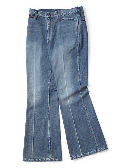 14oz Denim 5P Frisco Flare (Center Pleats Processing)