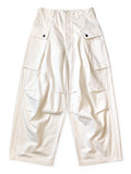 Herringbone Jumbo Monkey Pants - White