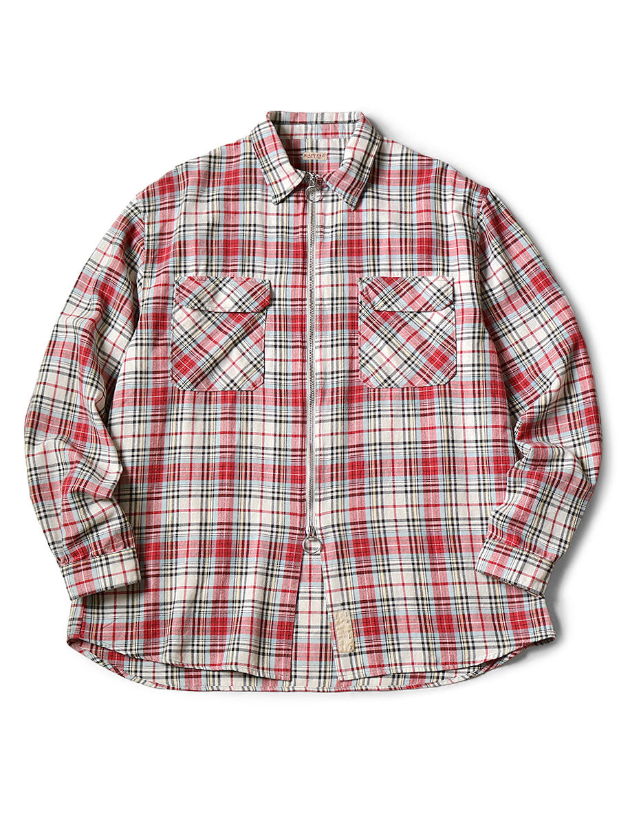 Columbia Check Drizzler Work Shirt - Red