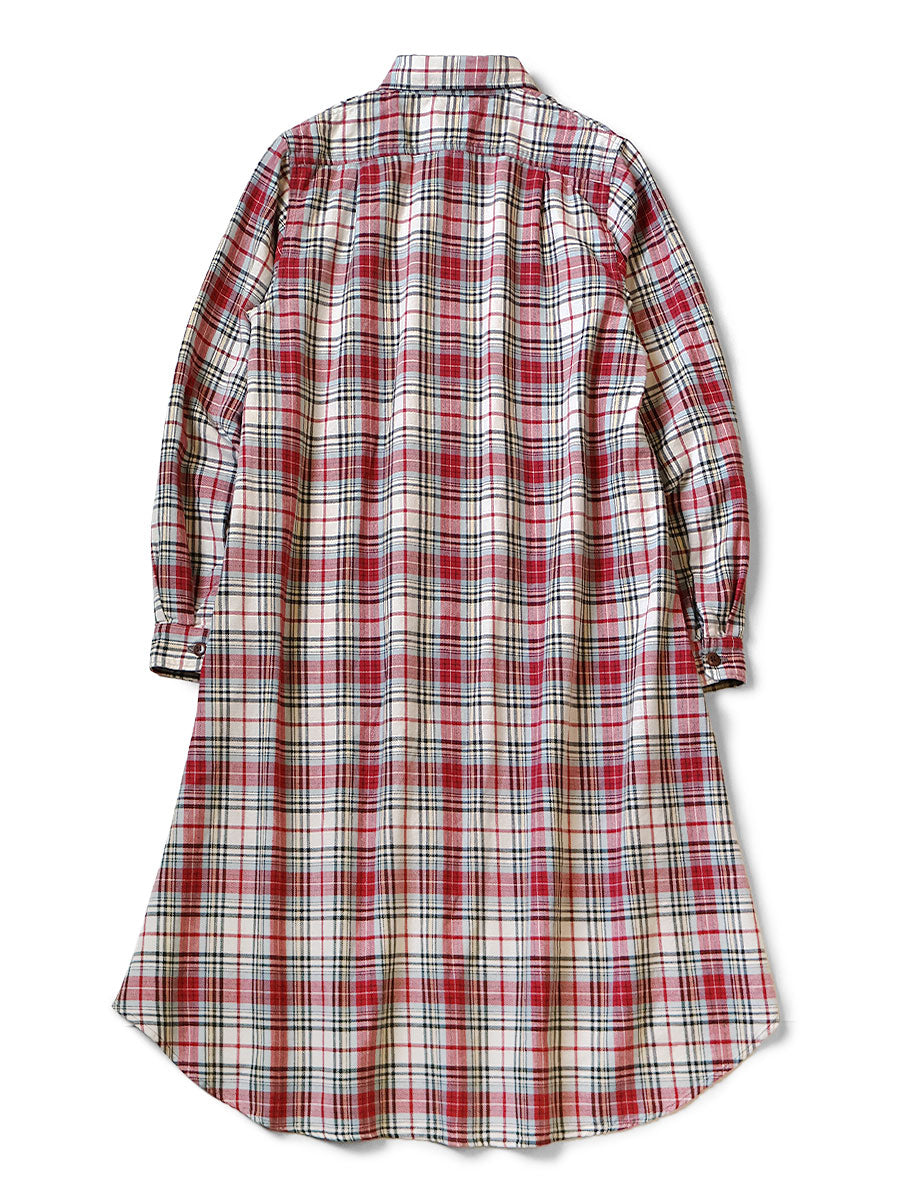 Columbia Check Drizzler Work Shirt Dress