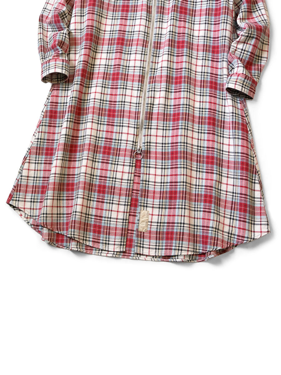 Columbia Check Drizzler Work Shirt Dress