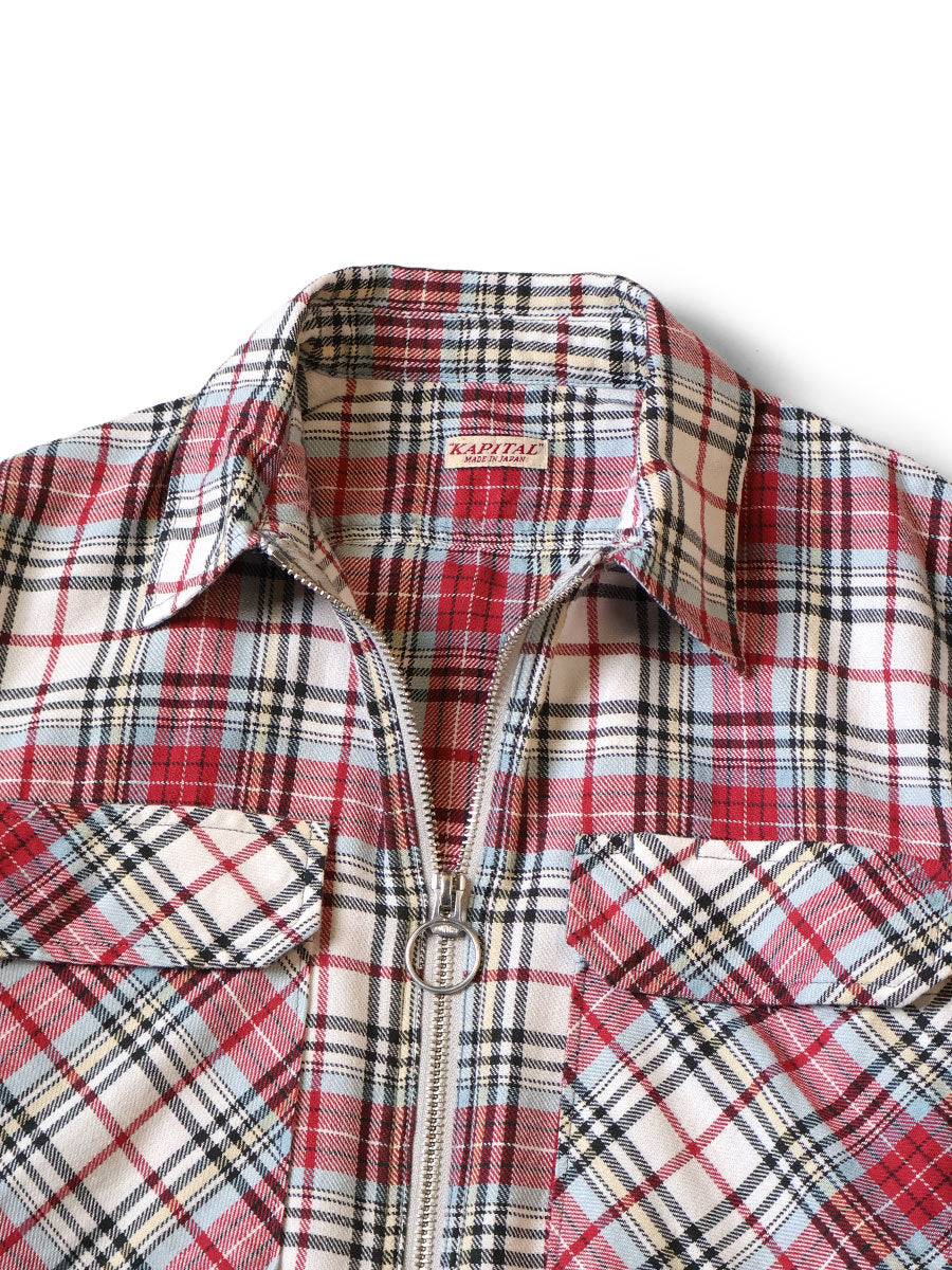 Columbia Check Drizzler Work Shirt Dress