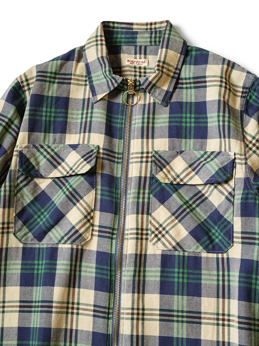 Columbia Check Drizzler Work Shirt Dress