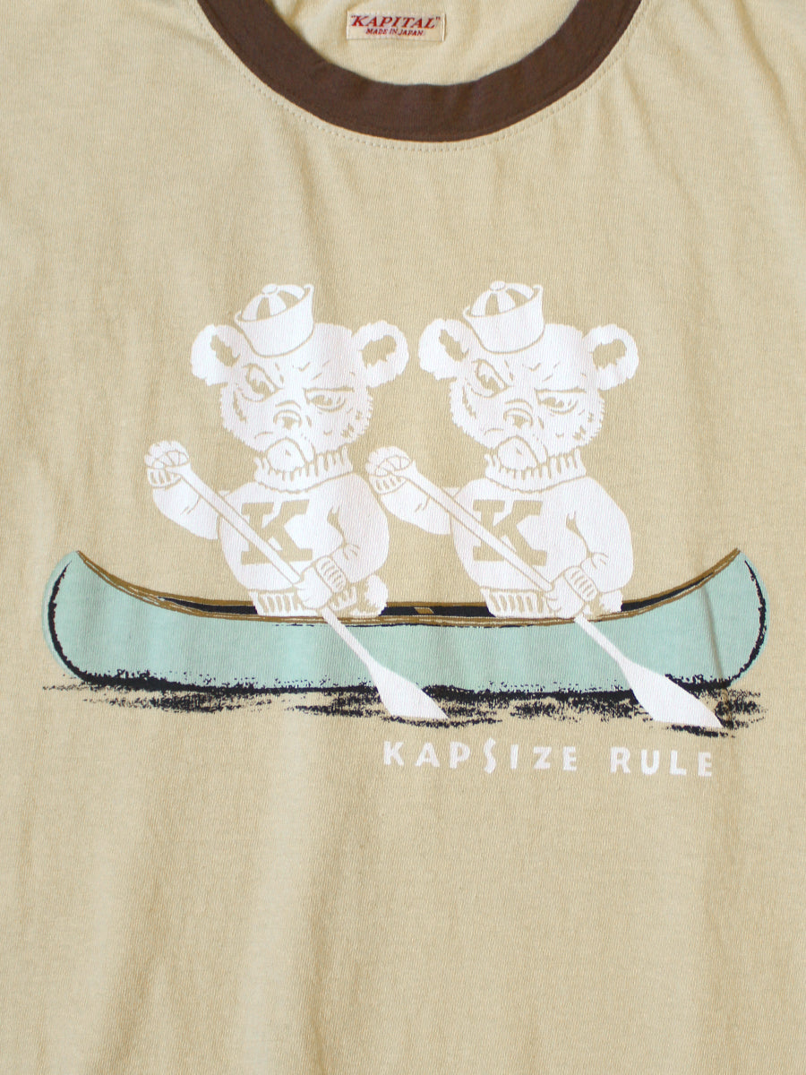 20/- Cotton Ringer T (`K`BEARpt)