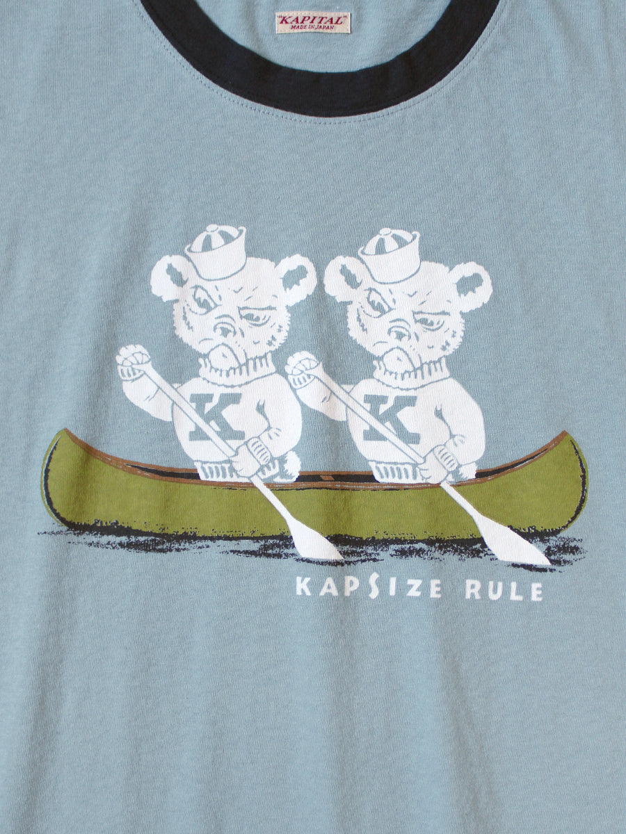 20/- Cotton Ringer T (`K`BEARpt)