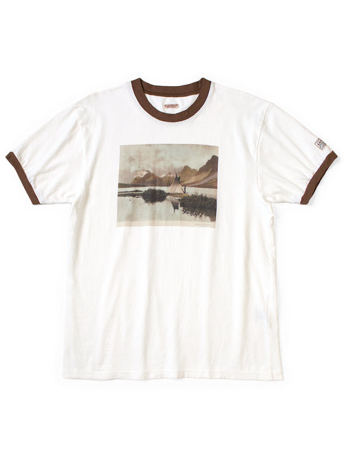 20/- Jersey Ringer T (Yellowknife pt) - White