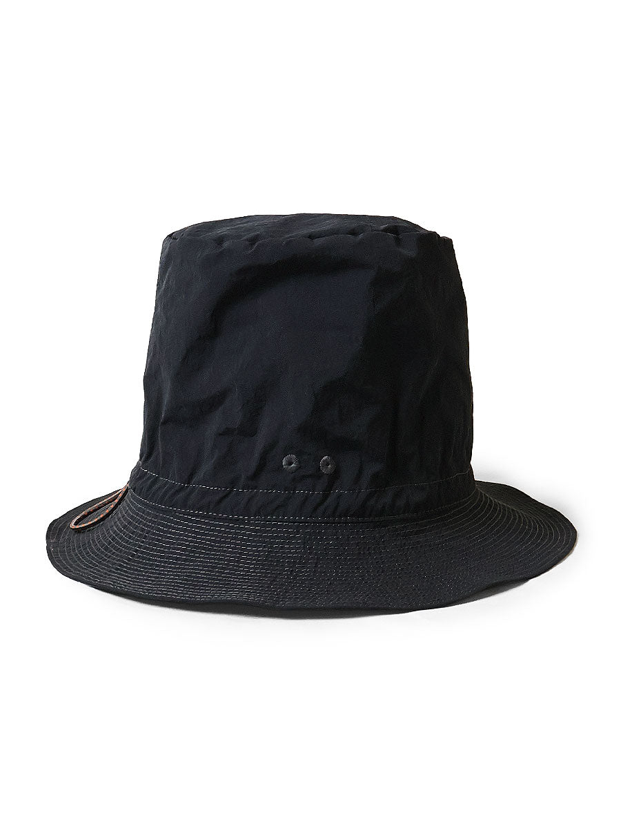 Nylon KONBU processing Pork Pie CAMP-HAT