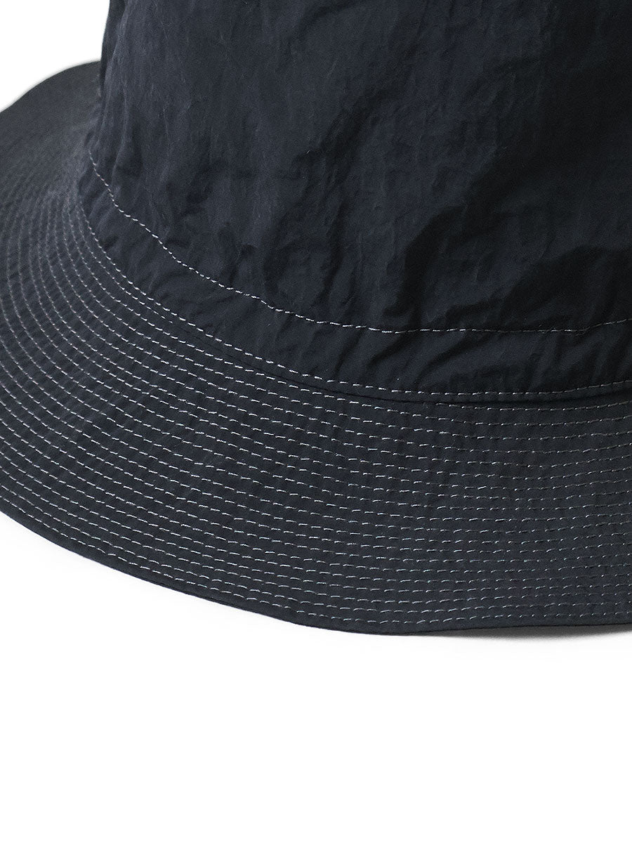 Nylon KONBU processing Pork Pie CAMP-HAT