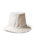Nylon KONBU processing Pork Pie CAMP-HAT - White