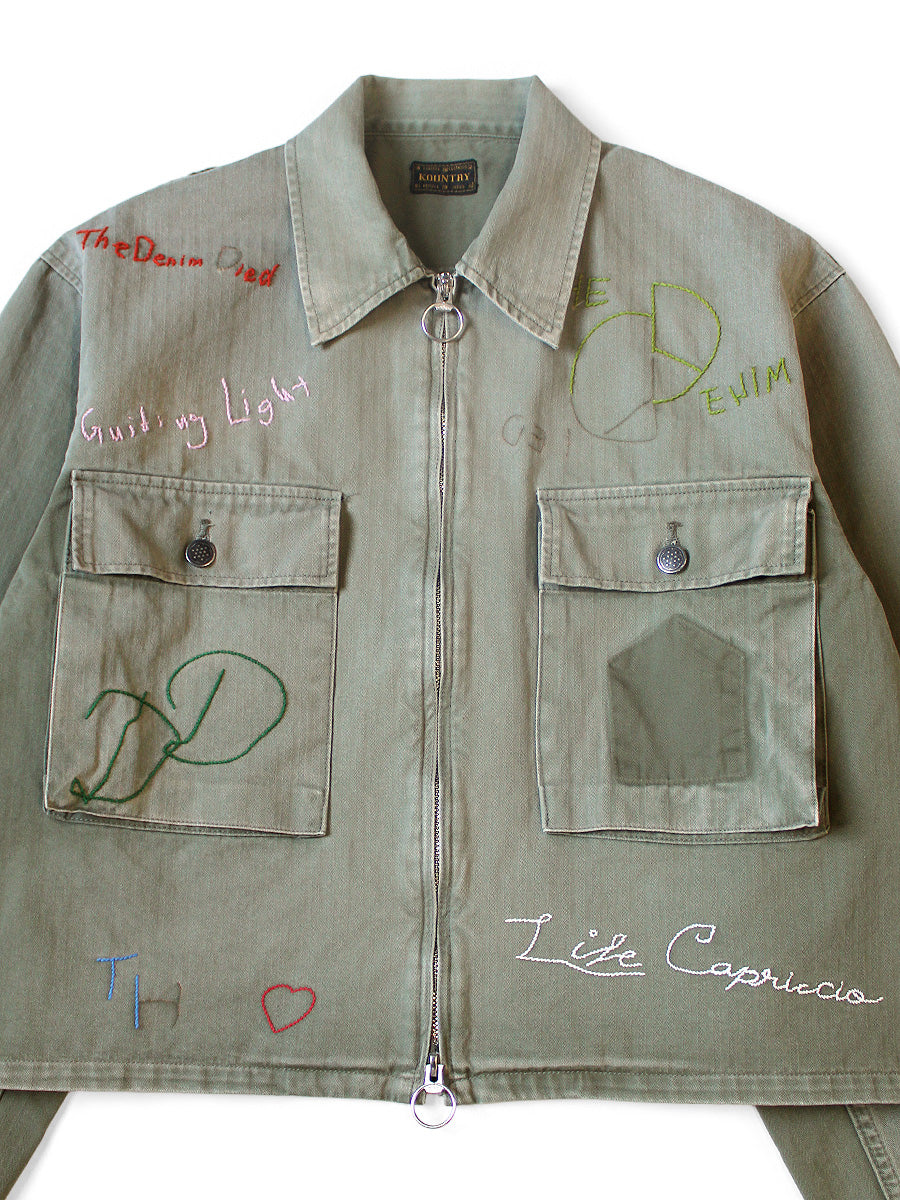 Herringbone Hunter Drizzler JKT (Memorial Embroidery ...
