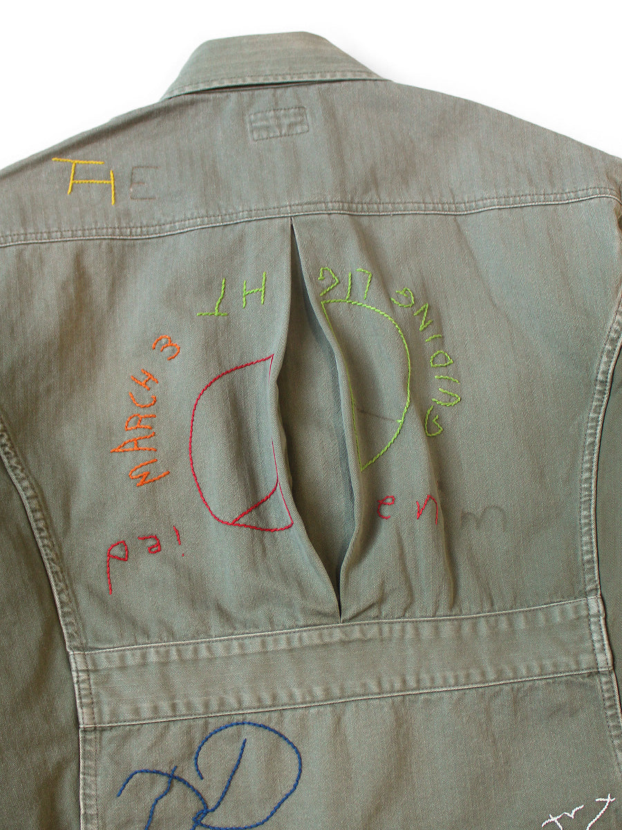 Herringbone Hunter Drizzler JKT (Memorial Embroidery ...