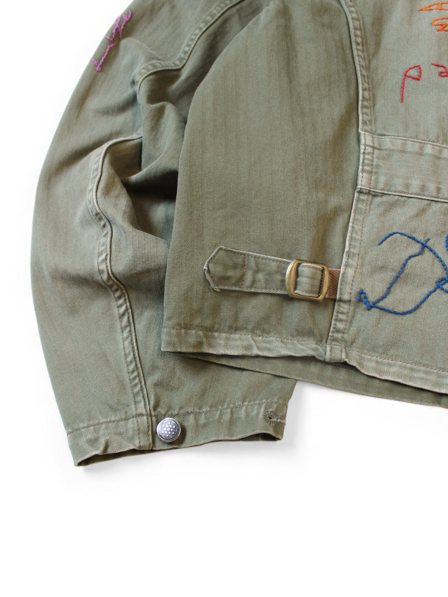 Herringbone Hunter Drizzler JKT (Memorial Embroidery ...