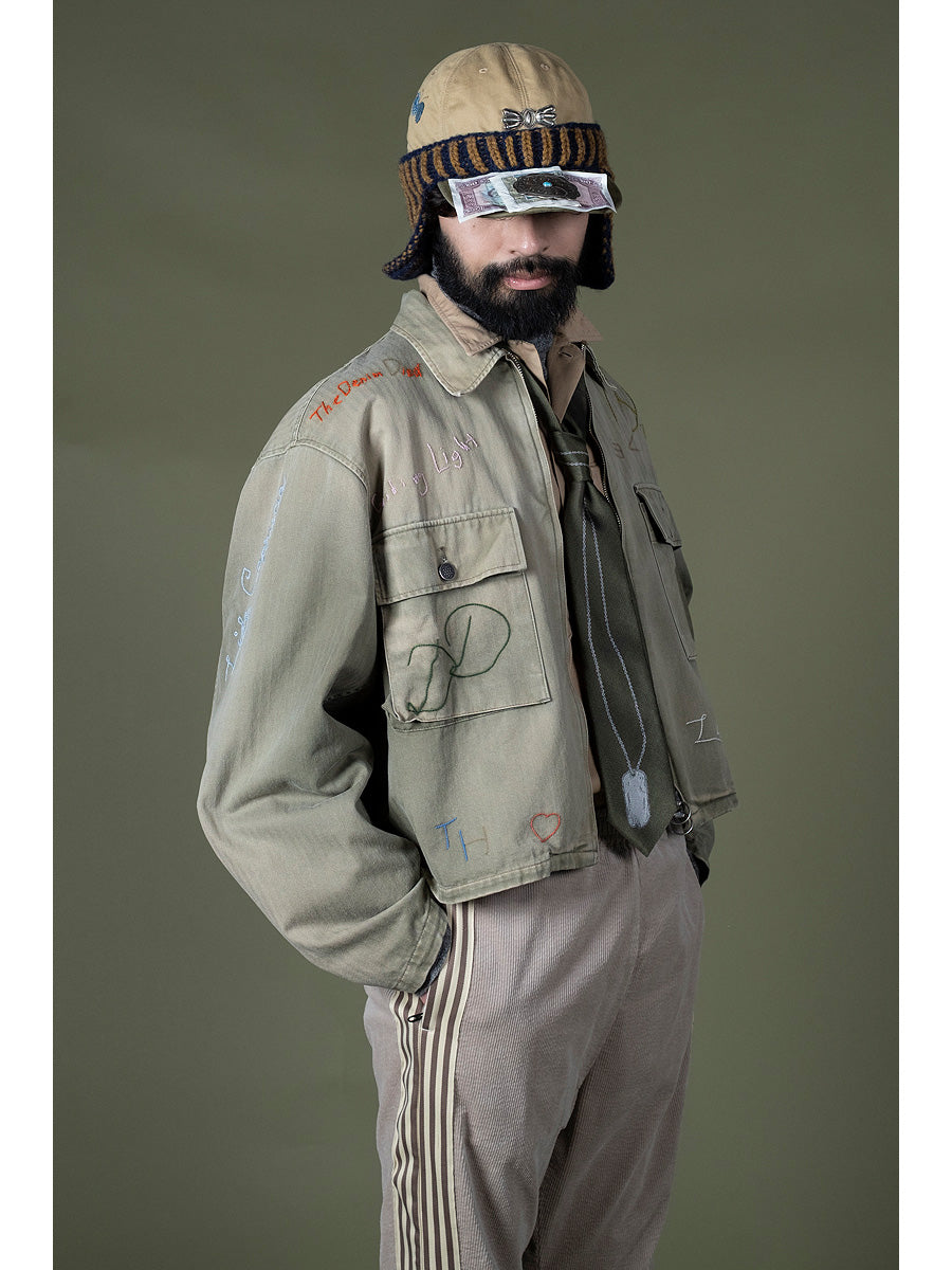 Herringbone Hunter Drizzler JKT (Memorial Embroidery ...