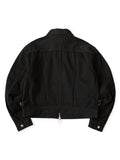 12oz Arrow Pattern Jacquard Denim Drizzler JKT