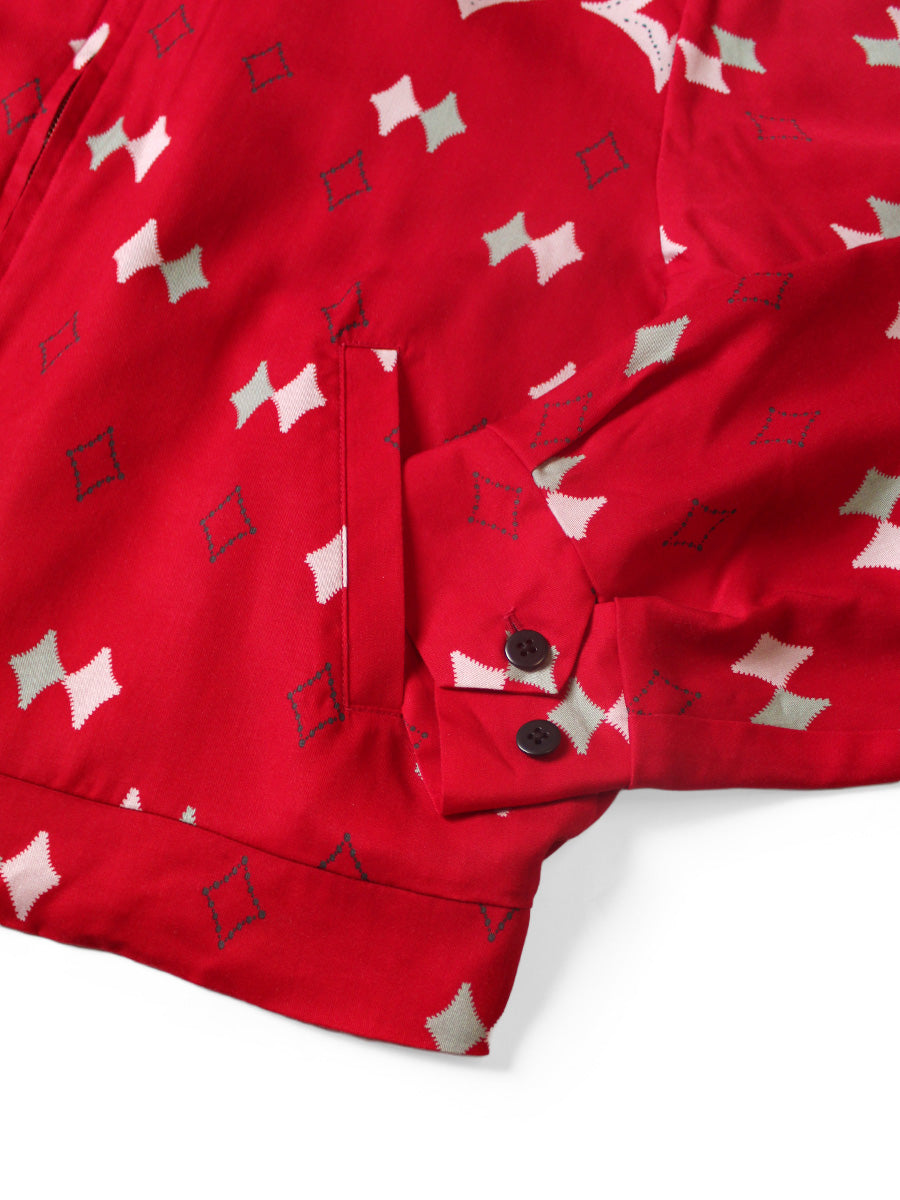 Rayon Twill Ainomosiri Pattern Drizzler JKT