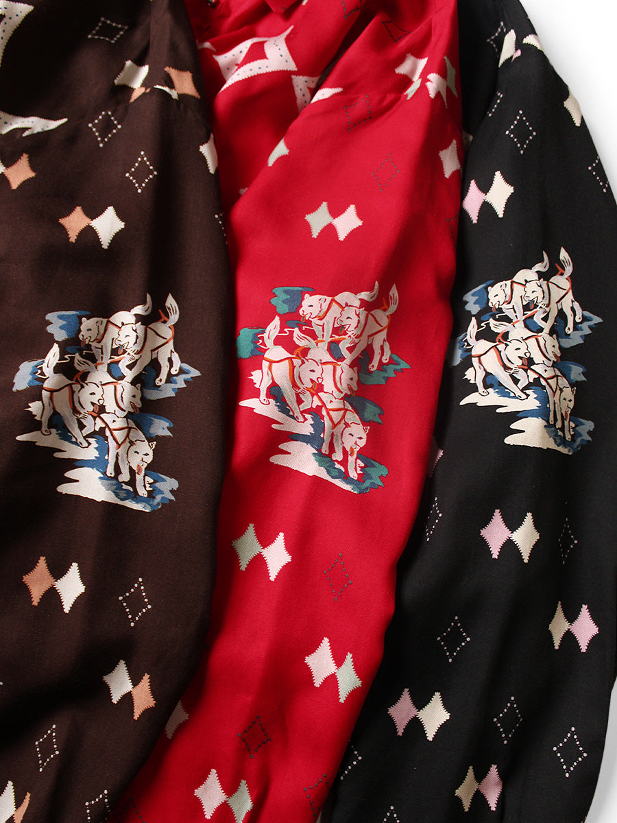 Rayon Twill Ainomosiri Pattern Drizzler JKT