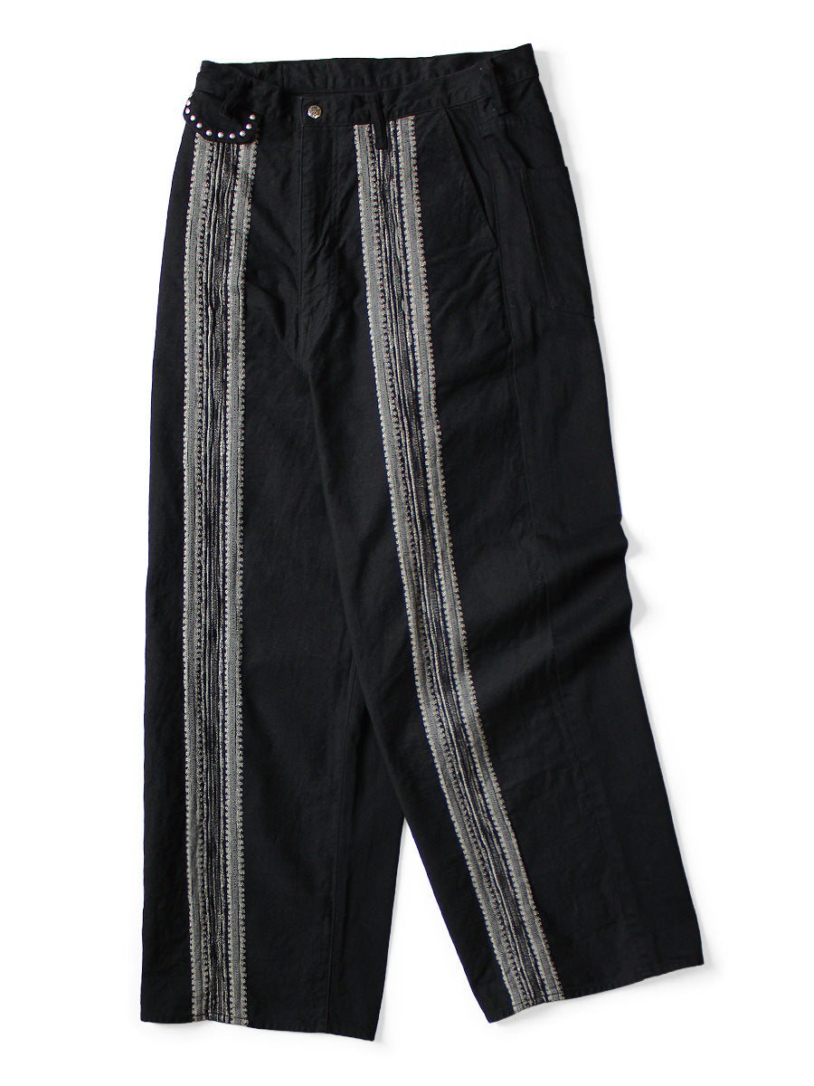 12oz Arrowed Jacquard Denim Port Baggy Pants