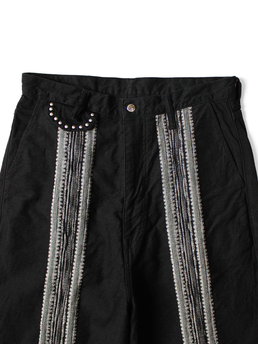 12oz Arrowed Jacquard Denim Port Baggy Pants