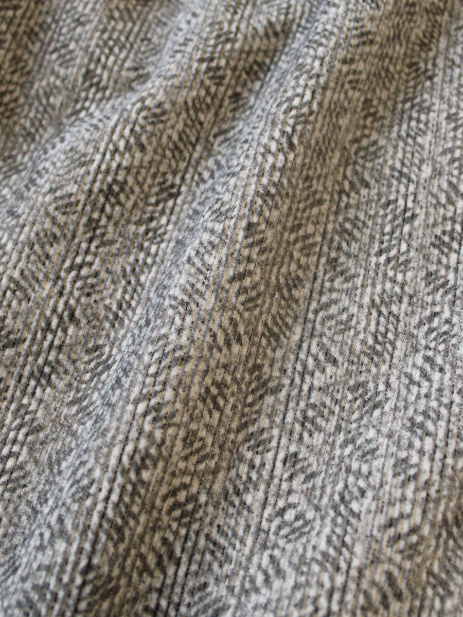 8W corduroy DAWSON-STRIPE pattern easy trousers