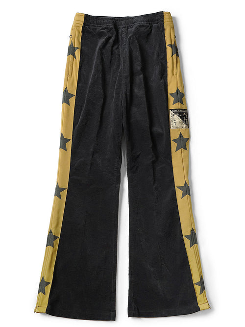 11W Stretch Corduroy Track Pants - Black