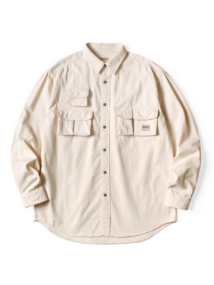Shirt Chino Nugget-pocket Fish shirt - Kinari
