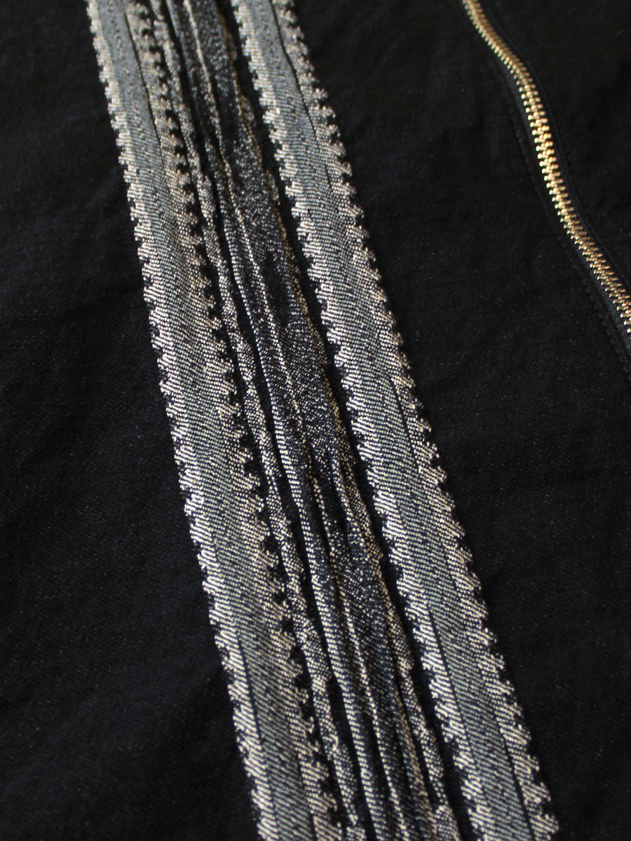 12oz Arrow Pattern Jacquard Denim Boogie Day Skirt