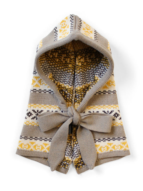 5G Wool Yellowknife Fair Isle Babushka - Yellow