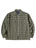 Wool Check ZIP UP Friend Pocket Board Shirt - Yellow